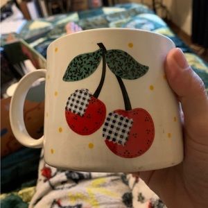 Cherries Patchwork Mug